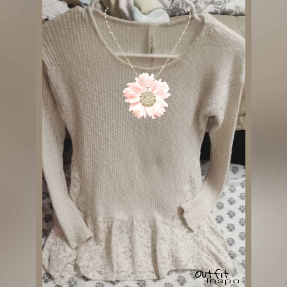 Lace Trim Top